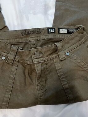 Miss Me Women’s Skinny Jeans in Olive